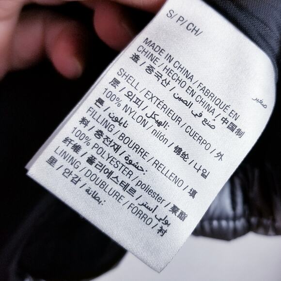 bar III Silver Metallic Puffer Jacket - Small - Picture 14 of 15